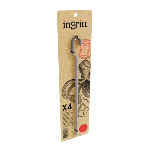 kit de pinchos para brochetas en barril ahumador