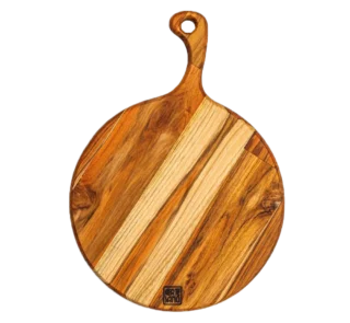 tabla de cocina para servir redonda para quesos