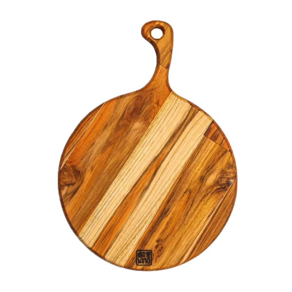 tabla de cocina para servir redonda para quesos