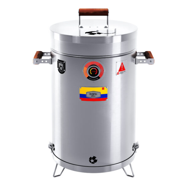 Barril Ahumador Mediano 25 Lbs 'Locos por el Fútbol'